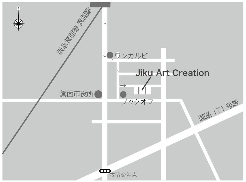Main Office / The Glass Art Studio accessmap